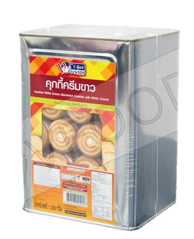 คุ๊กกี้ครีมขาว ( ปี๊บเล็ก )