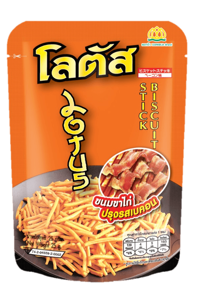 โลตัสขาไก่ 5 บาท รสปรุงรส เบคอน