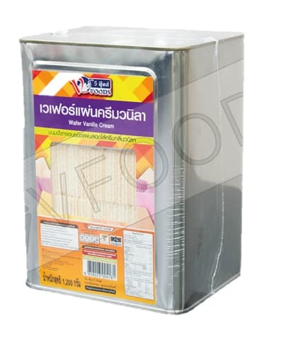 เวเฟอร์แผ่นวนิลา ( ปี๊บเล็ก )