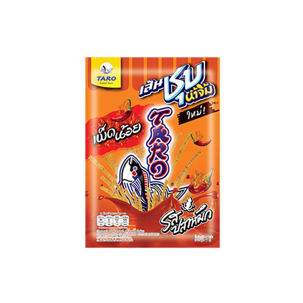 ทาโร 20 บาท ซุปน้ำจิ้มรสปลาหมึกเผ็ดน้อย แบบแผง (6x6)