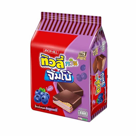 ทิวลี่ทวิน 2 บาท รสช็อกโกแลตและบลูเบอร์รี่