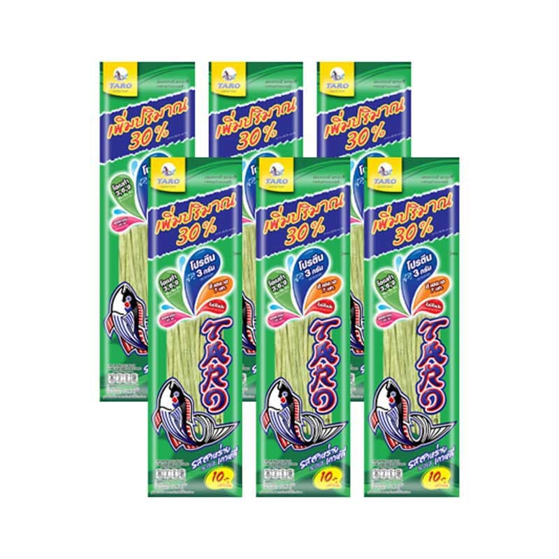 ทาโร 10 บาท รสสาหร่ายเกาหลี  แบบแผง (12x6)