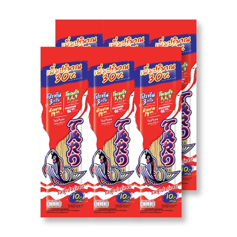 ทาโร 10 บาท รสซูเปอร์แซบ แบบแผง (12x6)