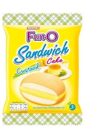 ฟันโอแซนวิส 3 บาท (รสคัสตาร์ด)